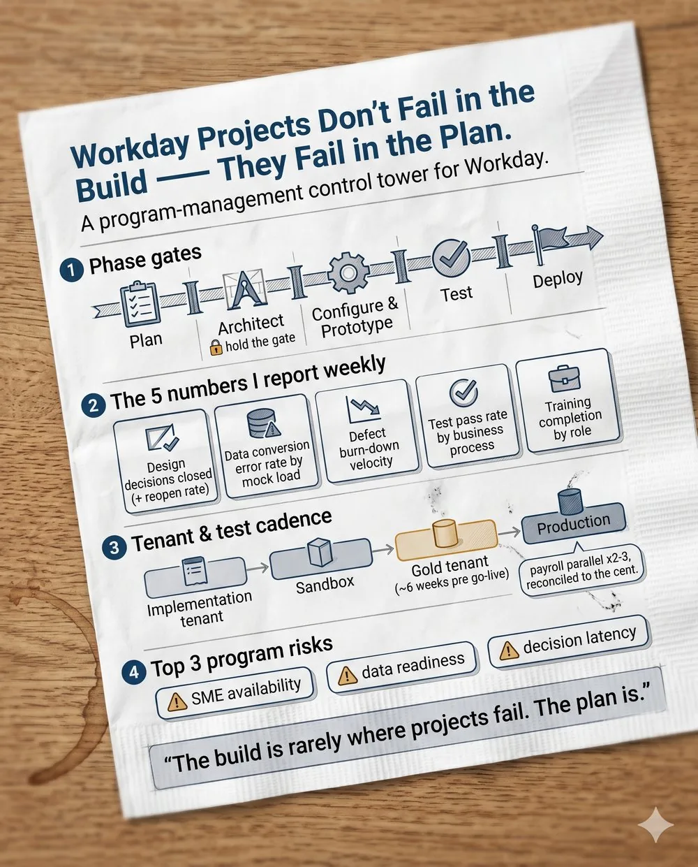 Why Workday projects fail in the plan, not the build