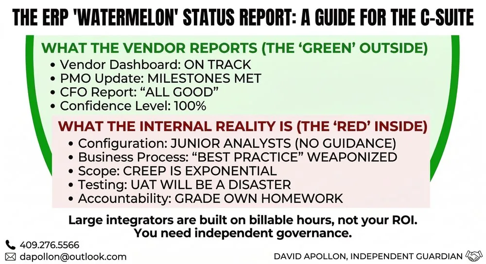 The ERP Watermelon Status Report